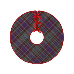 ScotsTee Shop Scottish Adam Weathered Clan Crest Tartan Christmas Tree Skirt