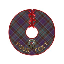 ScotsTee Shop Scottish Adam Weathered Clan Crest Tartan Christmas Tree Skirt