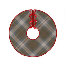 ScotsTee Shop Scottish Brodie Silver (Brodie Muted) Ancient Clan Crest Tartan Christmas Tree Skirt