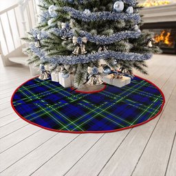 ScotsTee Shop Scottish Arbuthnot Modern Clan Crest Tartan Christmas Tree Skirt