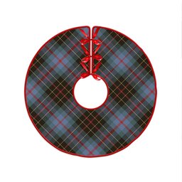 ScotsTee Shop Scottish Brodie Hunting Weathered Clan Crest Tartan Christmas Tree Skirt