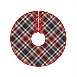ScotsTee Shop Scottish Bell Border (Bell Southern Bell) Weathered Clan Crest Tartan Christmas Tree Skirt