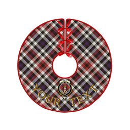 ScotsTee Shop Scottish Bell Border (Bell Southern Bell) Weathered Clan Crest Tartan Christmas Tree Skirt