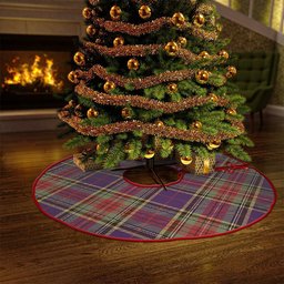 ScotsTee Shop Scottish Beaton Weathered Clan Crest Tartan Christmas Tree Skirt