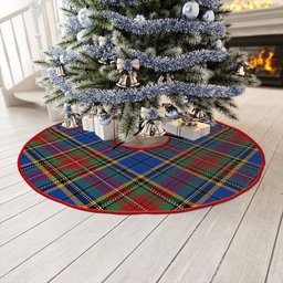 ScotsTee Shop Scottish Beattie Modern Clan Crest Tartan Christmas Tree Skirt
