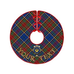 ScotsTee Shop Scottish Beattie Modern Clan Crest Tartan Christmas Tree Skirt