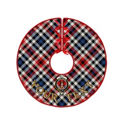 ScotsTee Shop Scottish Bell Border (Bell Southern Bell) Modern Clan Crest Tartan Christmas Tree Skirt