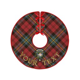 ScotsTee Shop Scottish Aitken Weathered Clan Crest Tartan Christmas Tree Skirt