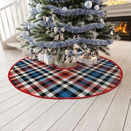 ScotsTee Shop Scottish Bell Border (Bell Southern Bell) Ancient Clan Crest Tartan Christmas Tree Skirt