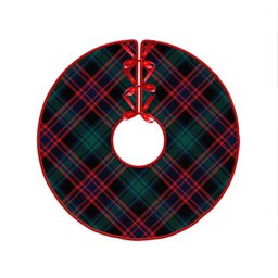 ScotsTee Shop Scottish Alexander Hunting Modern Clan Crest Tartan Christmas Tree Skirt