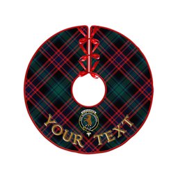 ScotsTee Shop Scottish Alexander Hunting Modern Clan Crest Tartan Christmas Tree Skirt
