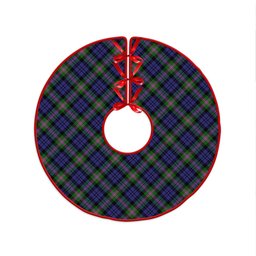 ScotsTee Shop Scottish Baird Modern Clan Crest Tartan Christmas Tree Skirt
