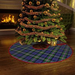 ScotsTee Shop Scottish Baird Modern Clan Crest Tartan Christmas Tree Skirt