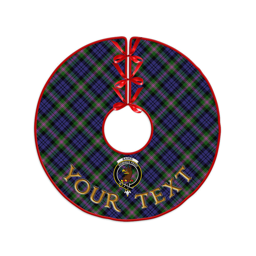 ScotsTee Shop Scottish Baird Modern Clan Crest Tartan Christmas Tree Skirt