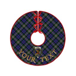 ScotsTee Shop Scottish Baird Modern Clan Crest Tartan Christmas Tree Skirt