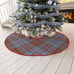 ScotsTee Shop Scottish Anderson Weathered Clan Crest Tartan Christmas Tree Skirt