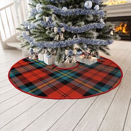ScotsTee Shop Scottish Aitken Ancient Clan Crest Tartan Christmas Tree Skirt