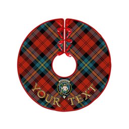ScotsTee Shop Scottish Aitken Ancient Clan Crest Tartan Christmas Tree Skirt