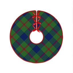 ScotsTee Shop Scottish Agnew (MacAgnew) Modern Clan Crest Tartan Christmas Tree Skirt