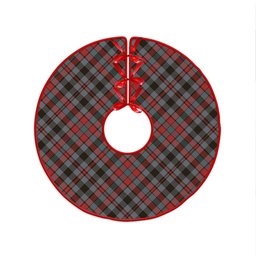ScotsTee Shop Scottish Borthwick Weathered Clan Crest Tartan Christmas Tree Skirt