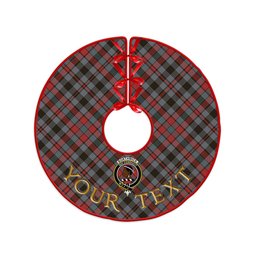 ScotsTee Shop Scottish Borthwick Weathered Clan Crest Tartan Christmas Tree Skirt