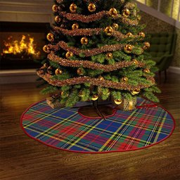 ScotsTee Shop Scottish Beaton Modern Clan Crest Tartan Christmas Tree Skirt
