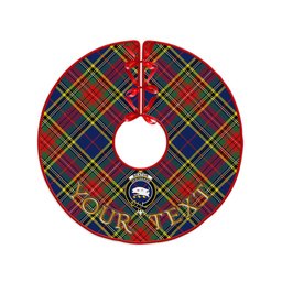 ScotsTee Shop Scottish Beaton Modern Clan Crest Tartan Christmas Tree Skirt