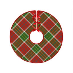 ScotsTee Shop Scottish Blackie Ancient Clan Crest Tartan Christmas Tree Skirt