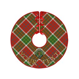 ScotsTee Shop Scottish Blackie Ancient Clan Crest Tartan Christmas Tree Skirt