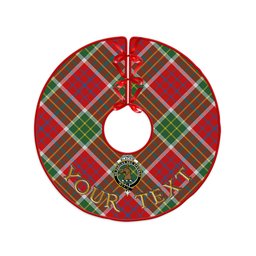 ScotsTee Shop Scottish Blackie Modern Clan Crest Tartan Christmas Tree Skirt