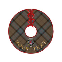ScotsTee Shop Scottish Armstrong Weathered Clan Crest Tartan Christmas Tree Skirt