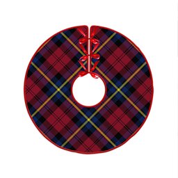 ScotsTee Shop Scottish Aitken Modern Clan Crest Tartan Christmas Tree Skirt