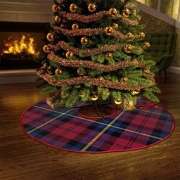 ScotsTee Shop Scottish Aitken Modern Clan Crest Tartan Christmas Tree Skirt