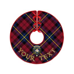 ScotsTee Shop Scottish Aitken Modern Clan Crest Tartan Christmas Tree Skirt
