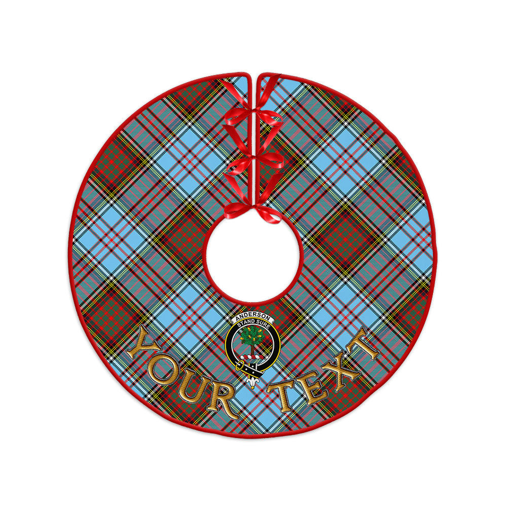ScotsTee Shop Scottish Anderson Ancient Clan Crest Tartan Christmas Tree Skirt