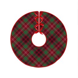 ScotsTee Shop Scottish Ainslie Modern Clan Crest Tartan Christmas Tree Skirt