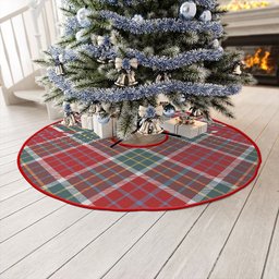 ScotsTee Shop Scottish Blackie Weathered Clan Crest Tartan Christmas Tree Skirt