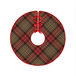 ScotsTee Shop Scottish Blackstock Hunting Weathered Clan Crest Tartan Christmas Tree Skirt