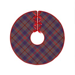 ScotsTee Shop Scottish Carnegie Weathered Clan Crest Tartan Christmas Tree Skirt