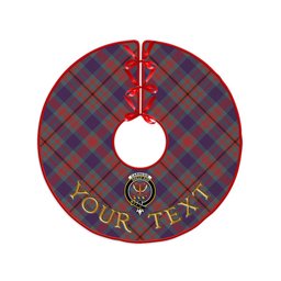 ScotsTee Shop Scottish Carnegie Weathered Clan Crest Tartan Christmas Tree Skirt