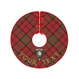 ScotsTee Shop Scottish Dunbar Weathered Clan Crest Tartan Christmas Tree Skirt