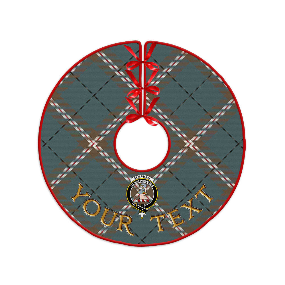 ScotsTee Shop Scottish Cleland Weathered Clan Crest Tartan Christmas Tree Skirt