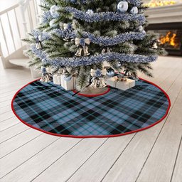ScotsTee Shop Scottish Clark (Clergy) Ancient Clan Crest Tartan Christmas Tree Skirt