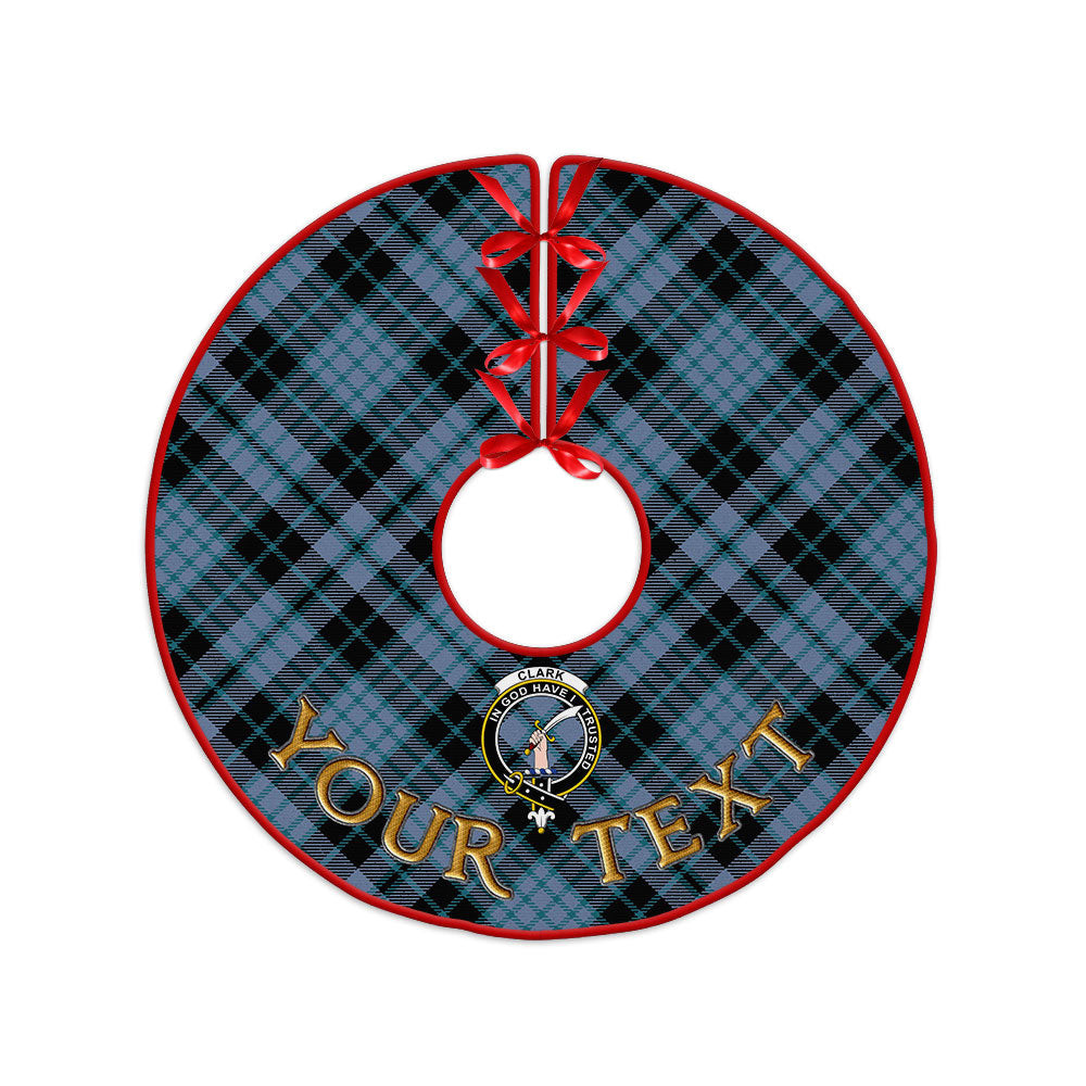 ScotsTee Shop Scottish Clark (Clergy) Ancient Clan Crest Tartan Christmas Tree Skirt