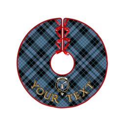 ScotsTee Shop Scottish Clark (Clergy) Ancient Clan Crest Tartan Christmas Tree Skirt