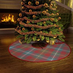 ScotsTee Shop Scottish Forrester Weathered Clan Crest Tartan Christmas Tree Skirt