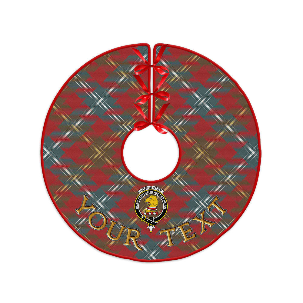 ScotsTee Shop Scottish Forrester Weathered Clan Crest Tartan Christmas Tree Skirt