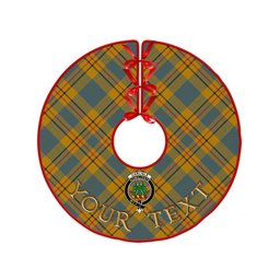 ScotsTee Shop Scottish Carlisle (Carlill) Weathered Clan Crest Tartan Christmas Tree Skirt