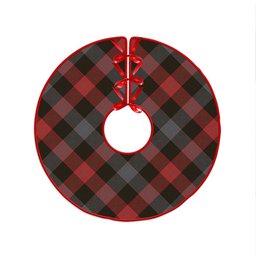 ScotsTee Shop Scottish Brown (Broun) Weathered Clan Crest Tartan Christmas Tree Skirt