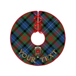 ScotsTee Shop Scottish Curry (Currie) Modern Clan Crest Tartan Christmas Tree Skirt